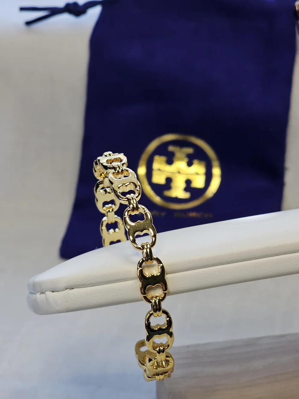 Tory Burch Gemini Link Bracelet New With Dustbag